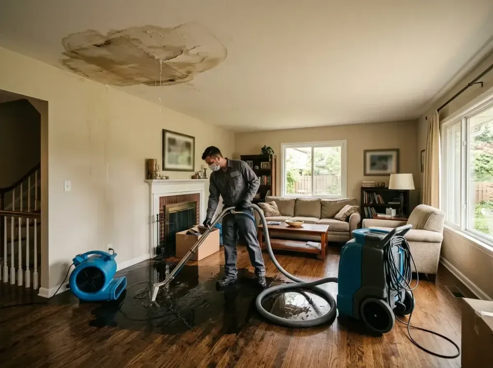 attic-pipe-burst-ceiling-drip-008 — frequently asked questions, Water Damage Restoration & Carpet Care in Buford, GA